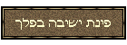 פינת ישיבה בפלך